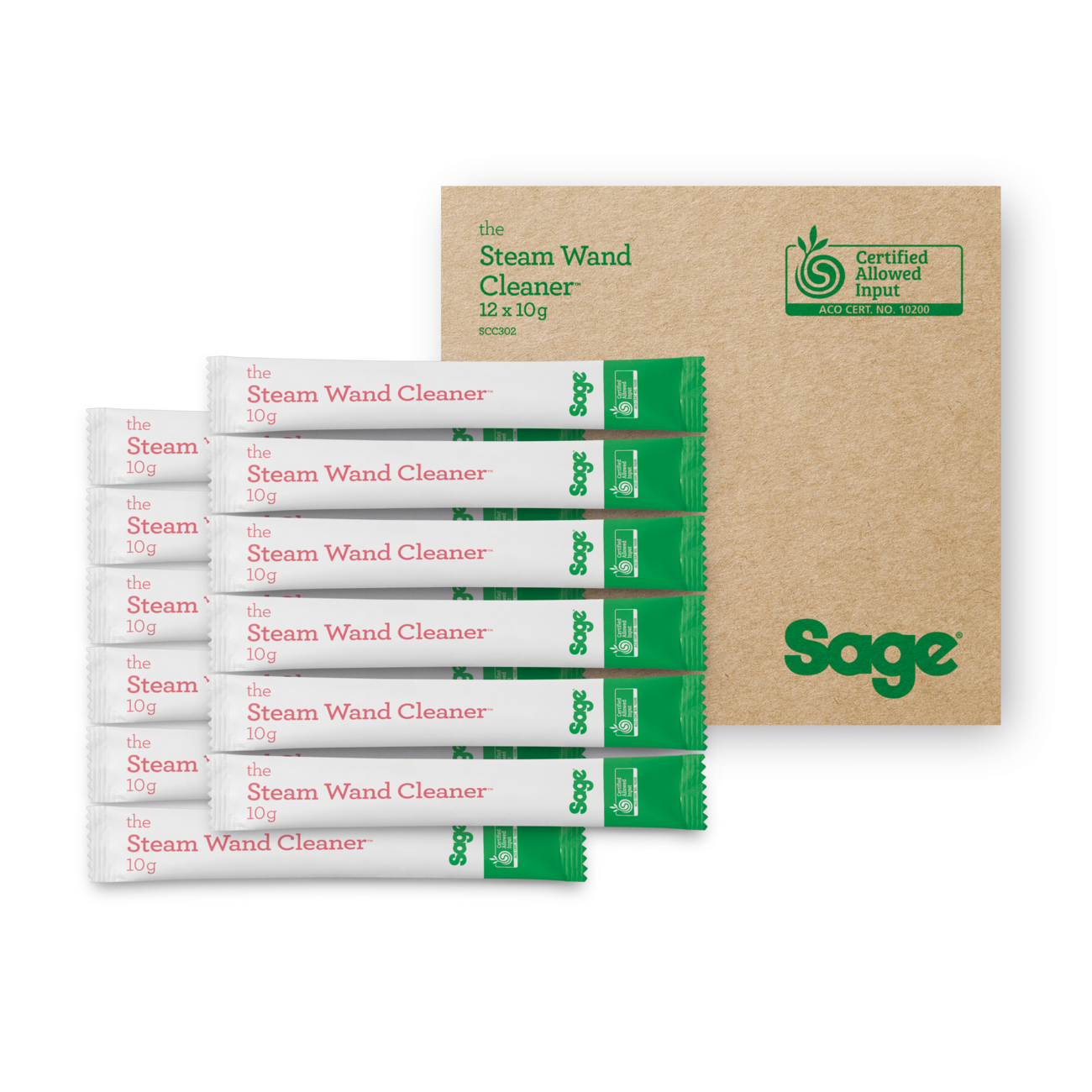 Sage Steam Wand Cleaner - 12 Sachet Pack