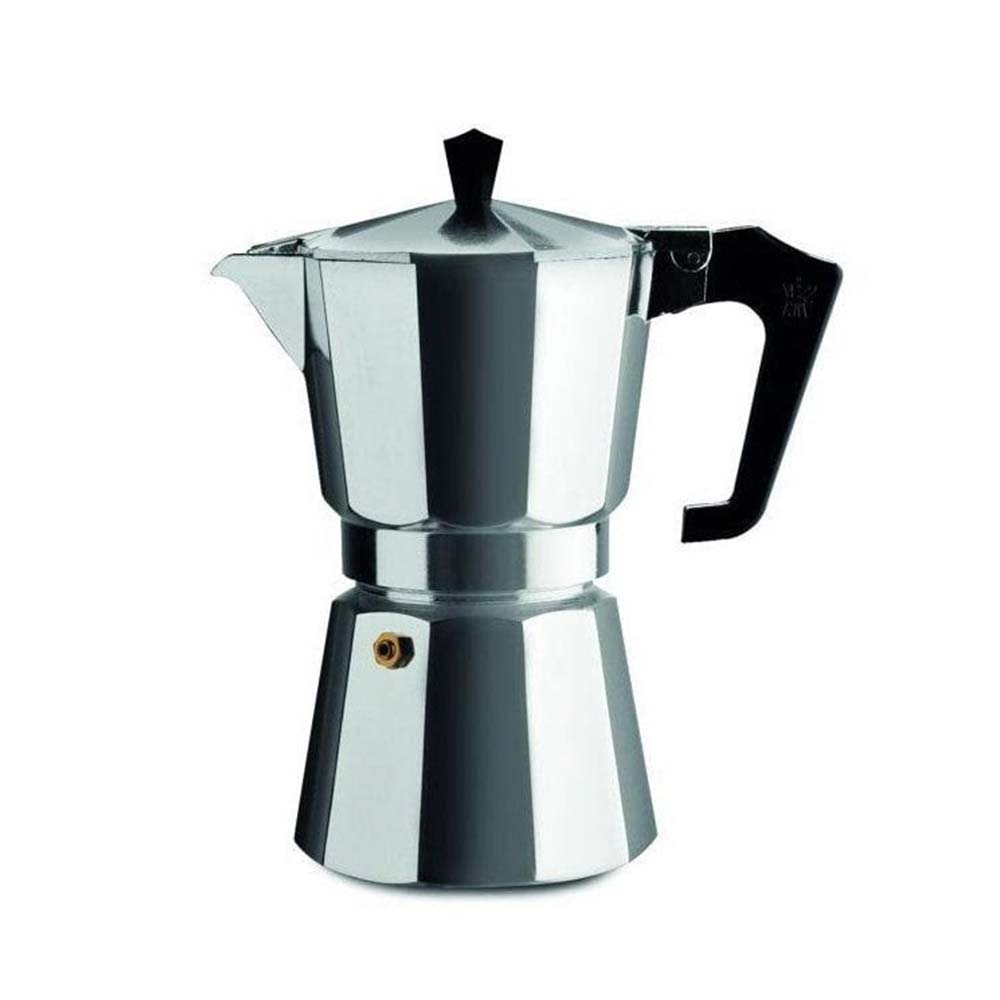 Moka Pot Coffee Maker (3 and 6 cup) - Steel