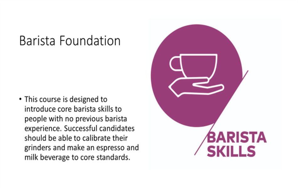 SCA Barista Skills Foundation
