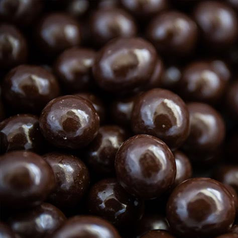tub of chocolate coffee beans