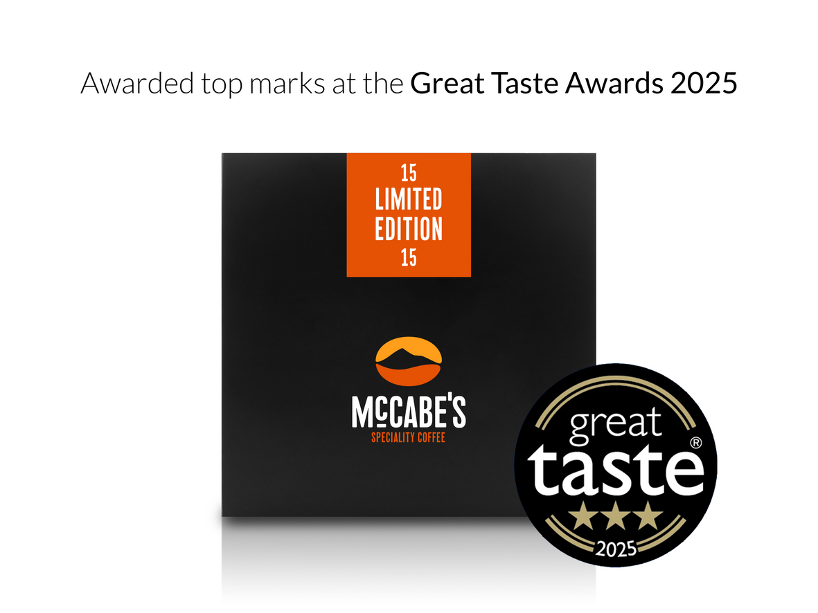 Blend 15 organic coffee - 3 Star Great Taste Award winner