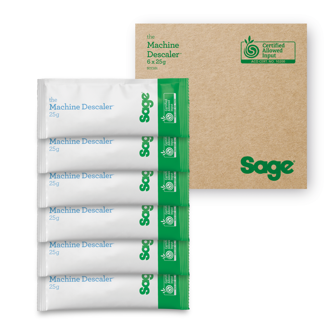 Sage Machine Descaler - 6 Sachet Pack