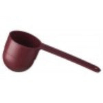 Maroon scoop on a white background